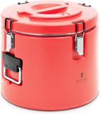 Royal Catering Thermische container - 15 L - Rood - Dubbelwandig - Isolerend
