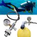 Icecat Adaptateur pour bouteille de plongée avec un tuyau de 50 cm