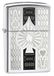Zippo Aansteker 60001616 Anne Stokes benzine-aansteker, messing, hoogglans chroom, 1 x 3,5 x 5,5 cm