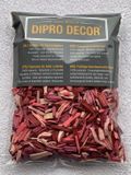 Dipro - 1 Liter Roze-rood Houtsnippers