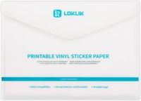 LOKLiK get-e-right GmbH für 3D&I BV Matte Printable Vinyl Sticker Paper A4 - 20 Pack