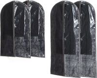 Jja Showroom And Head Office Set van 20x stuks kleding/beschermhoezen pp grijs 135/100 cm