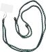 Smartphonica Cordon de téléphone Universel - cordon détachable réglable pour téléphone portable - 150 CM - Cordon de téléphone Bleu Vert Blanc