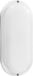 EDM Applique murale 32449, blanc, plastique, E27, 18 Watt, 120 Watt, 1820 Lumen, détecteur de mouvement, capteur de lumière, ovale (6400 K)