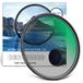 NEEWER 82 mm polarisatiefilter, CPL-filter met meerlaagse polarisatiefolie, vermindert reflectie/verbetert het contrast/ultra-slank/HD-optisch glas voor cameralens