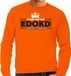 Bellatio Decorations Koningsdag sweater heren - oranje - XL