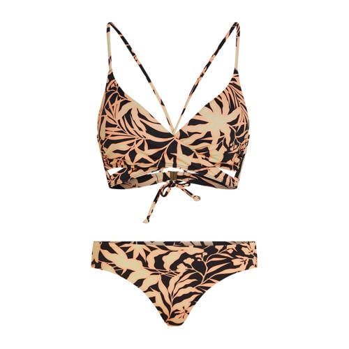 O'Neill voorgevormde bikini set Baay Maoi zwart/lichtroze