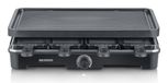 Severin RG 9670 Gourmetset - 8 personnes - Thermostat réglable - 8 Poêles - Noir