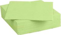 Color Party diner/feest servetten - 30x - limegroen - 38 x 38 cm - papier - 3-laags