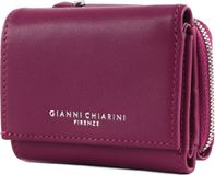 GIANNI CHIARINI Leren Portemonnee Lush Wallet Hot Pink