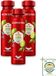 Old Spice 3 x Déodorant spray Citron - 150 ml