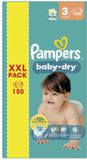 Pampers Baby Dry Luiers Maat 3 (6-10kg) 150 stuks
