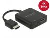 Delock 63333 Extracteur audio HDMI 4K 60 Hz Noir