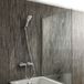 Tolima Robinet bain douche mural - Mitigeur barre moderne avec bec verseur remplisseur - Douchette - Chromé