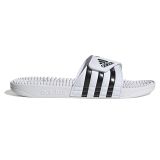 ADIDAS SPORTSWEAR Muiltjes 'Adissage' zwart / wit