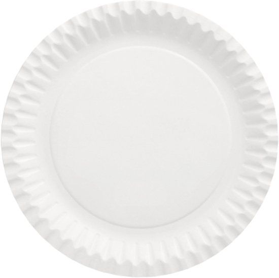PAPSTAR Borden, karton rond Ø 23 cm wit (100 stuks)
