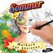 Malbuch zum Sommer für Senioren: 40 Sommermotive in verschiedenen Schwierigkeitsgraden zum Ausmalen