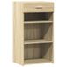 vidaXL Dressoir Sonoma-eikenhout, 50x42,5x93 cm