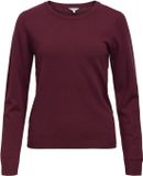 Object Trui Objthess L/s O-neck Knit Pullover N 23034469 Windsor Wine/melange Femme Taille - S