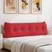 vidaXL Coussin de dossier Rouge 160 x 24 x 50 cm Tissu