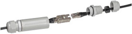 Axis IP66 kabeladapter RJ45 naar RJ45 Grijs