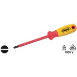 Vigor VDE-sleufschroevendraaier V2061 ∙ sleufprofiel ∙ sleutelbreedte: 1,2 x 6,5 ∙ Totale lengte: 256 mm, 1 stuk