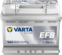Varta Blue Dynamic N60 12V 60Ah EFB Start-Stop Accu - 560500064D842