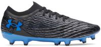 Under Armour Magnetico Pro 5 FG Voetbalschoenen Unisex Volwassenen Zwart/Titanium Grijs/Blauw Atlantis Maat 45