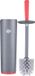 Dirt Devil WC borstel met Houder - Stevige Houder - 39 x 12 x 16 CM - Grijs/ Rood