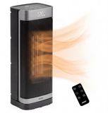 Princess Keramische Kachel - 2000W - Timer 1-24 uur - Afstandsbediening - Oscillatie 60° - Zwart