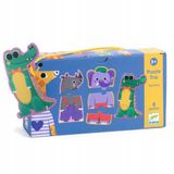 Djeco Trio Puzzel Sawanna - 24 Stuks, Vanaf 3 Jaar
