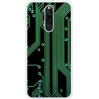 Xiaomi Redmi Note Texture circuit geek Verstevigd hoesje met sublimatie bedrukking
