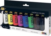 Solo Goya Acrylverf Set - 8 stuks 20 ml tubes