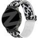 Bandz Bracelet nylon élastique Gard Pro Health Smartwatch 3 - 41mm (léopard blanc)