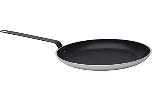 KitchenCraft Masterclass Heavy Duty Koekenpan - 32 cm - Zwart/Zilverkleurig - MFRY32