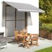 Maison Exclusive - Housse de remplacement pour parasol, anthracite et blanc, 350x250 cm, polyester