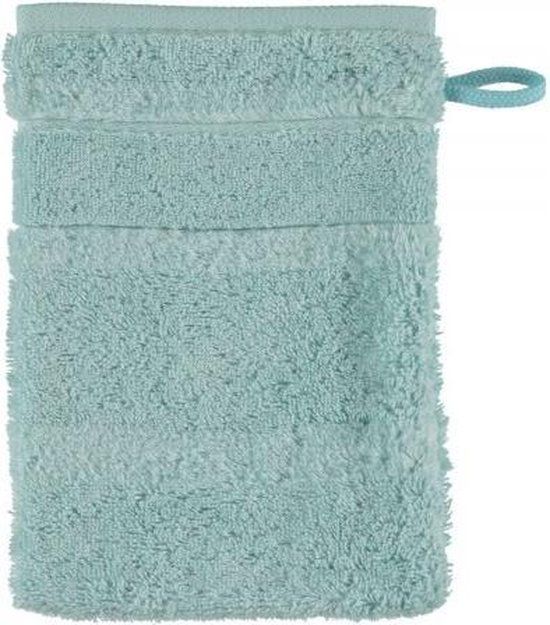 Cawo Noblesse2 Uni Washandje - Soft-Türkis 16x22 cm - Katoen - 554 g/m2