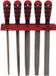 Teng Tools Vijlenset 5dlg op muurrek WRFL05