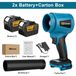 StarTech Accu-loofblazer Jet-Fan - Handheld turboblazer 21V - 300.000 tpm - 400 m/s luchtstroom - Borstelloze motor - Set met 2 accu's
