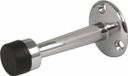 AMIG Deurstopper/deurbuffer - 75mm - muurbevestiging - verchroomd messing