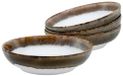 CreaTable Cascade Bowls 1300 ml 4-delige serviesset, bruin