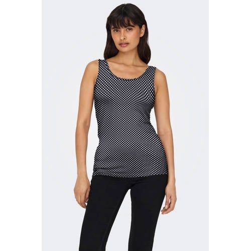 ONLY Top 'ONLLIVE LOVE' navy / wit