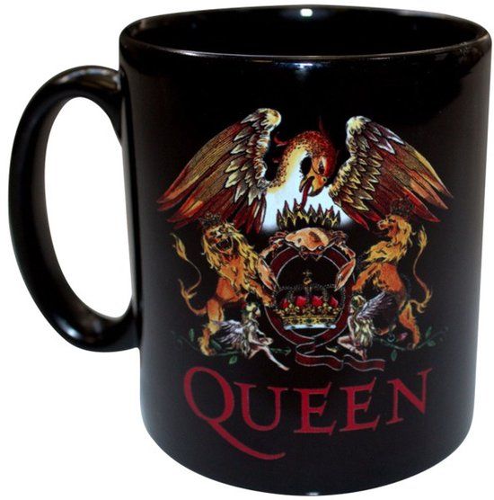Rock Off Queen - Logo - Classic Crest - Bedrukte Mok Beker
