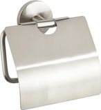 Wenko Toiletrolhouder Cuba Cover Matzilver RVS