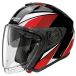 Nolan N40-6 Duetto 341, casque ouvert, couleur: Noir/Rouge/Blanc, taille: M