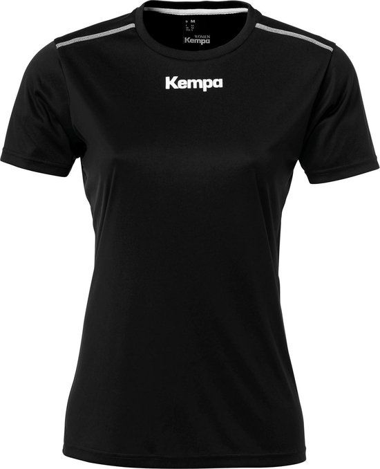 Kempa Poly Sportshirt performance - Vrouwen - Zwart - Maat XXL