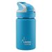 Laken Therm Summit thermosfles van roestvrij staal, sportsluiting met rietje, grote opening, 350 ml, lichtblauw