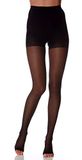 Scudotex Panty Open, zwart, 240 denier, maat 1
