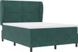 vidaXL Boxspring Bed met Hoofdeinde Donkergroen Fluweel 190 x 140 cm