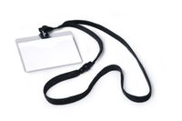 Durable 813901 Badgehouder - 10 stuks - Zwart/Transparant